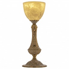 Настольная лампа декоративная bohemia ivele crystal 7100 71100l-15 gw p1 rose